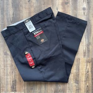 NWT Men’s Dickies 874 Workpant 38 x 30 Black